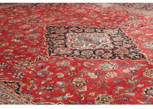 Tappeto Ardakan Medaglione Floreale Rosso Blu Scuro 300x413 Cm