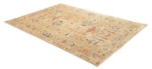 Tappeto Kazak Fine Stilizzato Beige Blu 166x242 Cm
