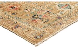 Tappeto Kazak Fine Stilizzato Beige Blu 166x242 Cm