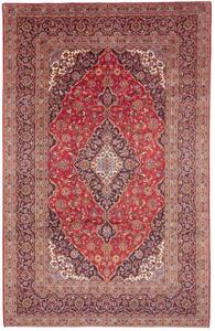 Tappeto Ardakan Medaglione Floreale Rosso Blu Scuro 200x312 Cm