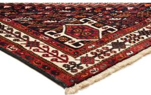 Tappeto Shiraz Fine Stilizzato Rosso Blu Scuro 170x254 Cm