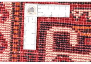 Tappeto Shiraz Fine Stilizzato Rosso Blu Scuro 170x254 Cm
