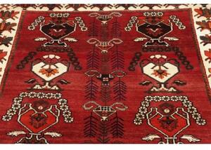 Tappeto Shiraz Fine Stilizzato Rosso Avorio 122x210 Cm