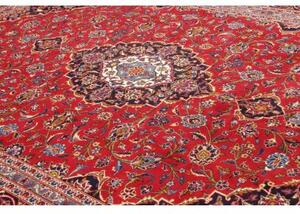 Tappeto Ardakan Medaglione Floreale Rosso Blu Scuro 245x358 Cm