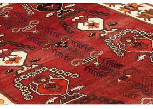 Tappeto Shiraz Fine Stilizzato Rosso Avorio 122x210 Cm