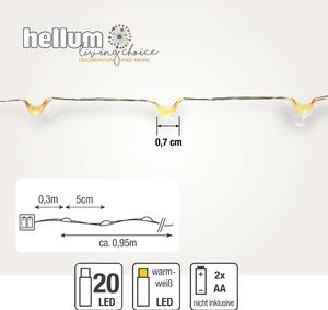Catena luminosa a LED 20 pz. www - Illuminazione per feste 570700