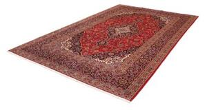 Tappeto Ardakan Medaglione Floreale Rosso Blu Scuro 200x312 Cm