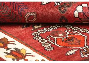 Tappeto Shiraz Fine Stilizzato Rosso Avorio 122x210 Cm