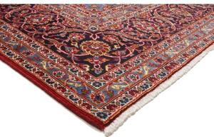 Tappeto Ardakan Medaglione Floreale Rosso Blu Scuro 245x358 Cm