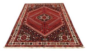 Tappeto Shiraz Fine Stilizzato Rosso Blu Scuro 170x254 Cm