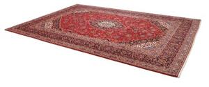 Tappeto Ardakan Medaglione Floreale Rosso Blu Scuro 245x358 Cm