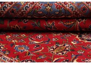 Tappeto Ardakan Medaglione Floreale Rosso Blu Scuro 245x358 Cm