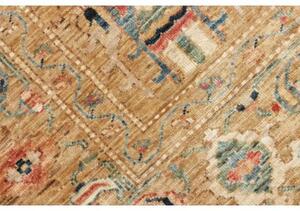 Tappeto Kazak Fine Stilizzato Beige Blu 166x242 Cm