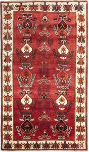Tappeto Shiraz Fine Stilizzato Rosso Avorio 122x210 Cm