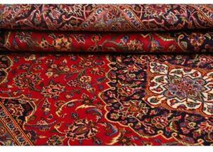 Tappeto Ardakan Medaglione Floreale Rosso Blu Scuro 200x312 Cm