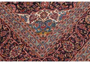 Tappeto Ardakan Medaglione Floreale Rosso Blu Scuro 304x412 Cm