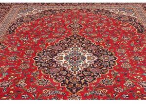Tappeto Ardakan Medaglione Floreale Rosso Blu Scuro 304x412 Cm