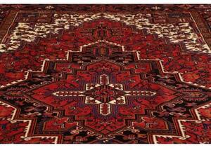 Tappeto Gorawan Stilizzato Rosso Scuro Nero 240x333 Cm