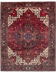 Tappeto Gorawan Stilizzato Rosso Blu Scuro 260x320 Cm