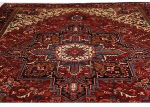 Tappeto Gorawan Stilizzato Rosso Mattone Avorio 270x355 Cm