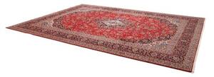 Tappeto Ardakan Medaglione Floreale Rosso Blu Scuro 304x412 Cm
