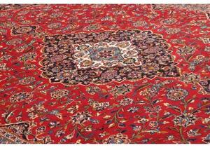 Tappeto Ardakan Medaglione Floreale Rosso Blu Scuro 304x412 Cm
