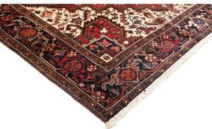 Tappeto Gorawan Stilizzato Rosso Blu Scuro 260x320 Cm