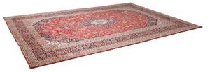 Tappeto Ardakan Medaglione Floreale Rosso Blu Scuro 245x352 Cm