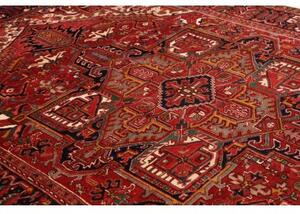 Tappeto Gorawan Stilizzato Rosso Blu Scuro 246x355 Cm