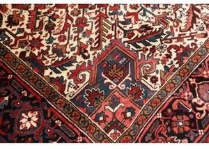 Tappeto Gorawan Stilizzato Rosso Mattone Avorio 270x355 Cm