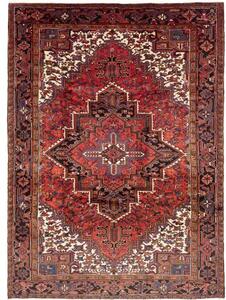 Tappeto Gorawan Stilizzato Rosso Scuro Nero 240x333 Cm