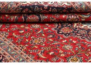 Tappeto Ardakan Medaglione Floreale Rosso Blu Scuro 245x352 Cm