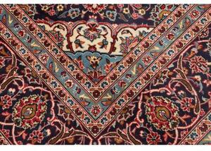 Tappeto Ardakan Medaglione Floreale Rosso Blu Scuro 245x352 Cm