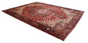 Tappeto Gorawan Stilizzato Rosso Mattone Avorio 270x355 Cm