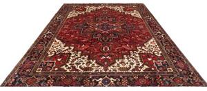 Tappeto Gorawan Stilizzato Rosso Blu Scuro 260x320 Cm