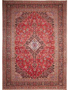 Tappeto Ardakan Medaglione Floreale Rosso Nero 300x414 Cm