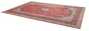 Tappeto Ardakan Medaglione Floreale Rosso Blu Scuro 245x352 Cm