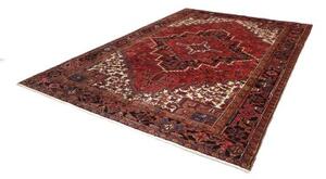 Tappeto Gorawan Stilizzato Rosso Scuro Nero 240x333 Cm