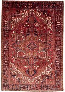 Tappeto Gorawan Stilizzato Rosso Blu Scuro 246x355 Cm