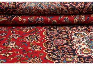 Tappeto Ardakan Medaglione Floreale Rosso Blu Scuro 304x412 Cm