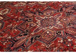 Tappeto Gorawan Stilizzato Rosso Blu Scuro 277x342 Cm