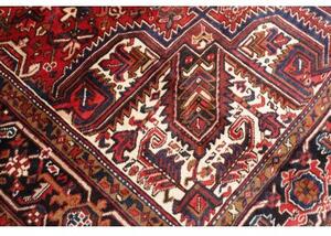 Tappeto Gorawan Stilizzato Rosso Blu Scuro 240x343 Cm