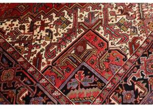 Tappeto Gorawan Stilizzato Rosso Blu Scuro 277x340 Cm