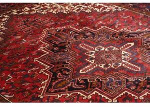 Tappeto Gorawan Stilizzato Rosso Blu Scuro 246x338 Cm