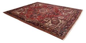 Tappeto Gorawan Stilizzato Rosso Blu Scuro 277x342 Cm
