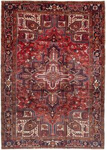 Tappeto Gorawan Stilizzato Rosso Blu Scuro 240x343 Cm