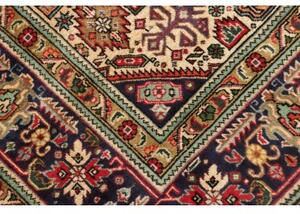 Tappeto Tabriz Stilizzato Rosso Blu Scuro 200x296 Cm