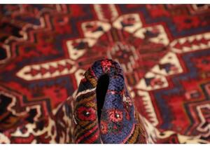 Tappeto Gorawan Stilizzato Rosso Blu Scuro 246x338 Cm