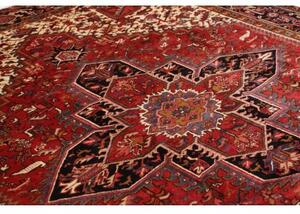 Tappeto Gorawan Stilizzato Rosso Avorio 250x285 Cm