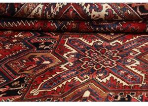 Tappeto Gorawan Stilizzato Rosso Blu Scuro 277x342 Cm